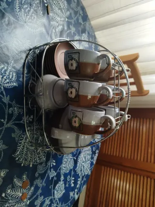 Set de tazas de té con platos