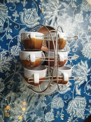 Set de tazas de té con platos