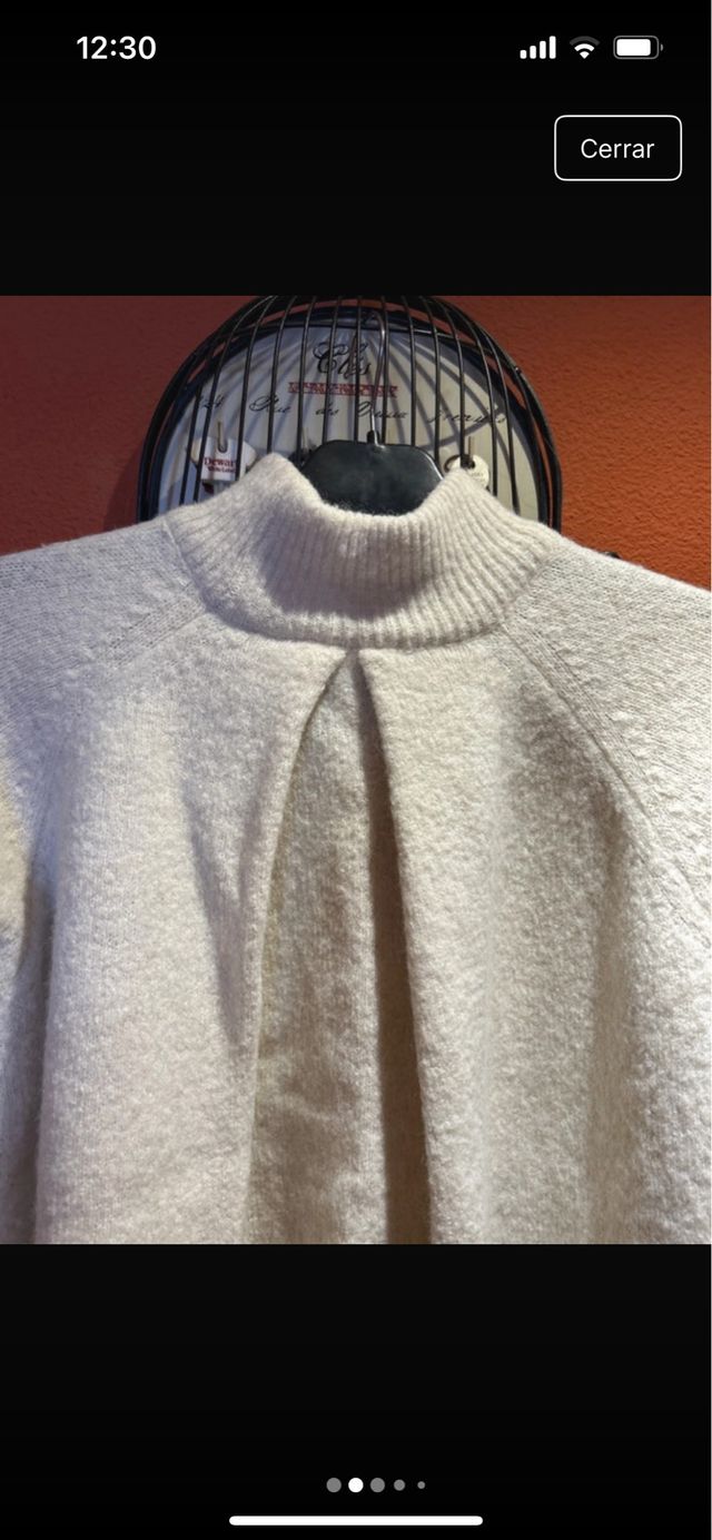 Jersey Massimo Dutti Oversize Beige Talla M