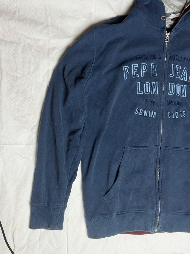 Sudadera Pepe Jeans London Azul con Capucha