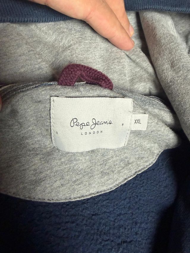 Sudadera Pepe Jeans London Azul con Capucha