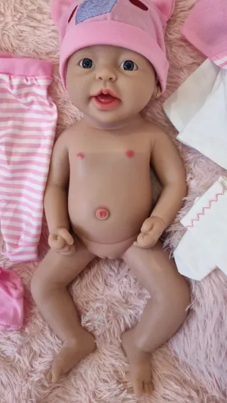 Bebé Reborn Silicona Blanda Platino