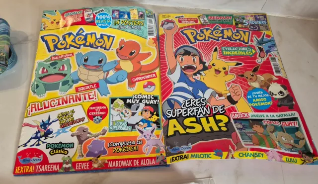 Kit Pokémon: Álbum, 4 Cajas y Revistas