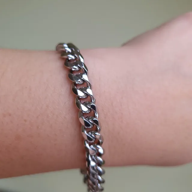 Pulseira de Aço Inoxidável Unisex