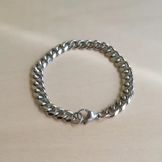 Pulseira de Aço Inoxidável Unisex