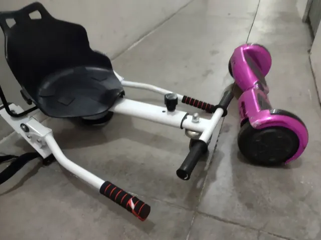 Hooverboard con Silla Rosa