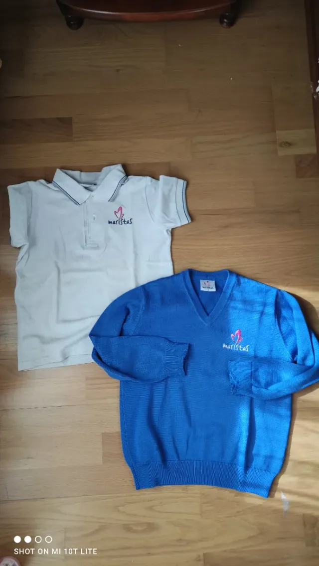 Jersey uniforme niño Maristas talla 4/6