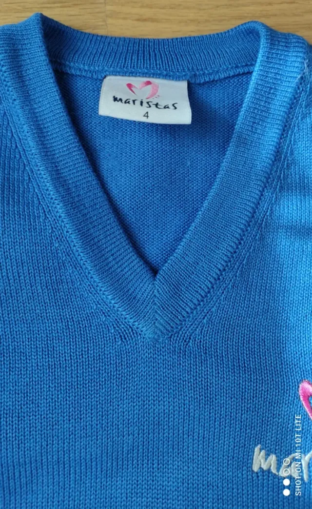 Jersey uniforme niño Maristas talla 4/6