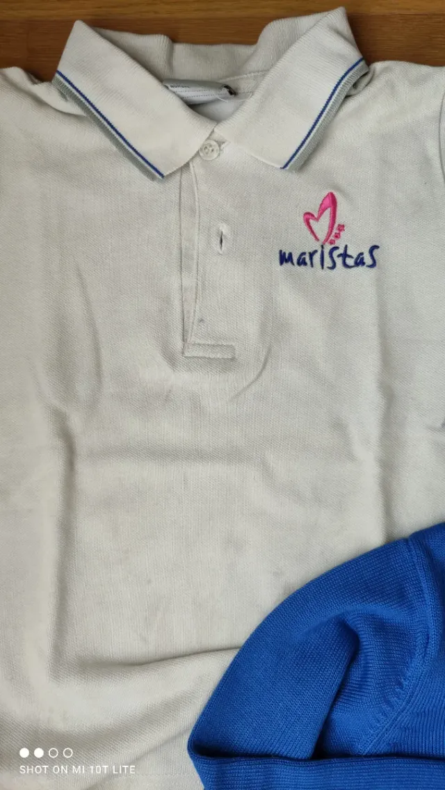 Jersey uniforme niño Maristas talla 4/6