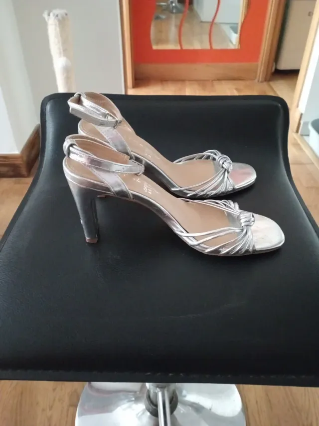 Zapatos plateados MARYPAZ mujer