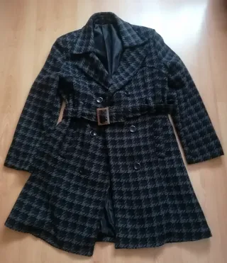 Abrigo a cuadros Maden Italia