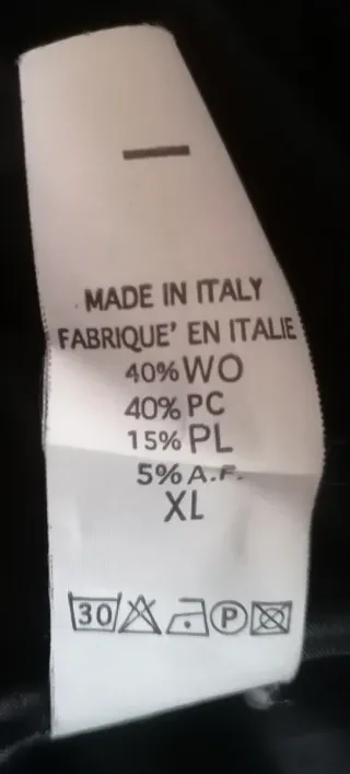 Abrigo a cuadros Maden Italia