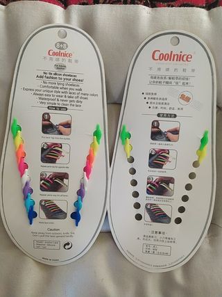 Lacci per scarpe Coolnice multicolor