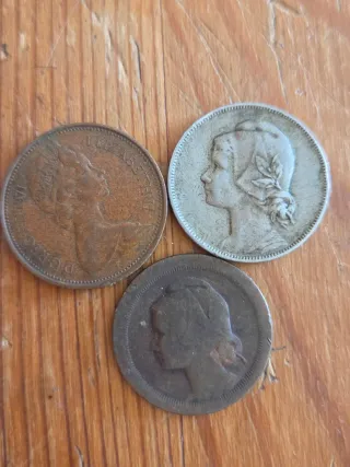 Lotto di monete antiche del Portogallo 1917-1924