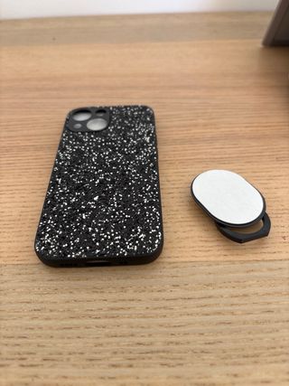 Cover brillante per cellulare + Supporto ad anello per iPhone 13 mini