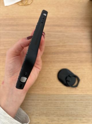 Cover brillante per cellulare + Supporto ad anello per iPhone 13 mini