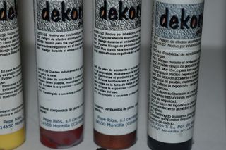 Pinturas para vidrieras fusing