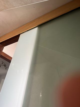 Puerta corredera de cristal