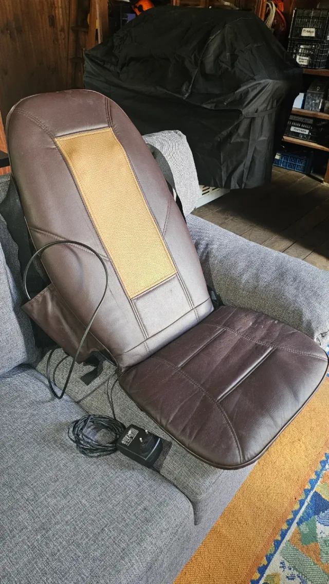 Funda Asiento Masaje Confort Marrón