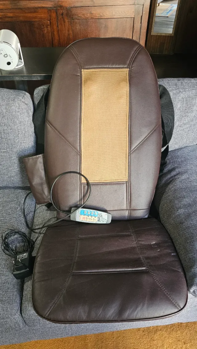 Funda Asiento Masaje Confort Marrón