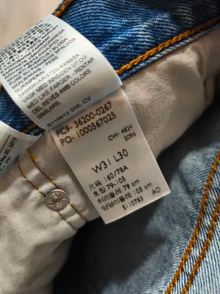 Levi's 501 Talla W31 L30