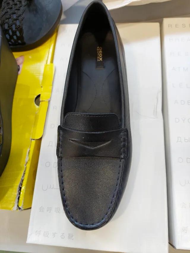 Mocasines Geox Negros Mujer