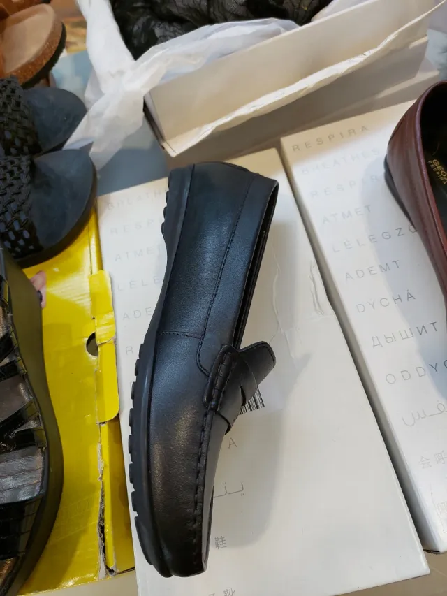 Mocasines Geox Negros Mujer