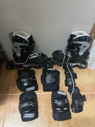 Patines Powerslide Talla 38 + Protecciones