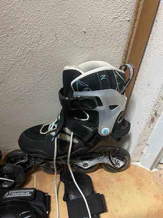 Patines Powerslide Talla 38 + Protecciones