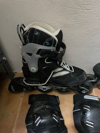 Patines Powerslide Talla 38 + Protecciones