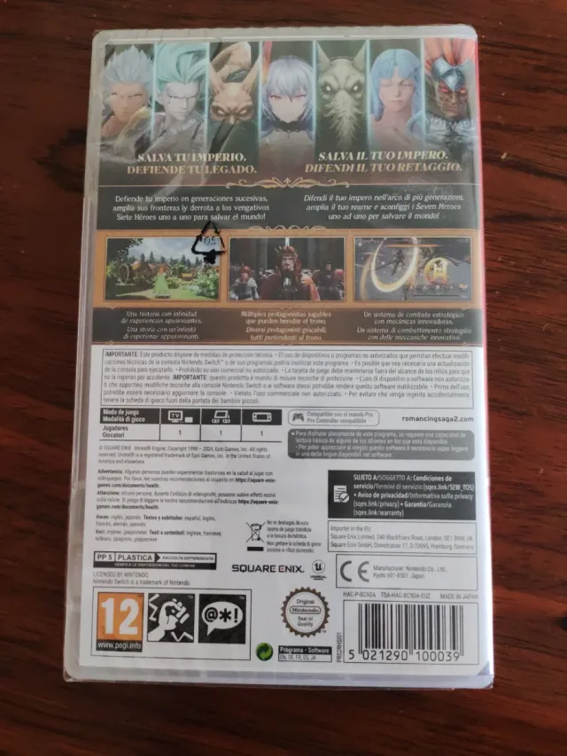 Romancing SaGa 2: Revenge of the Seven Switch