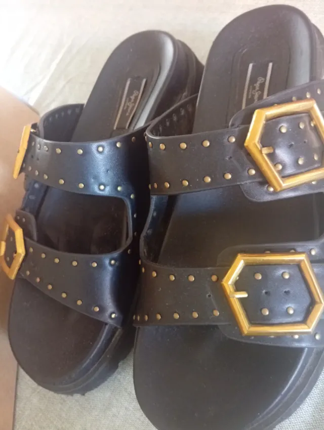 Sandalias Pepe Jeans negras talla 39