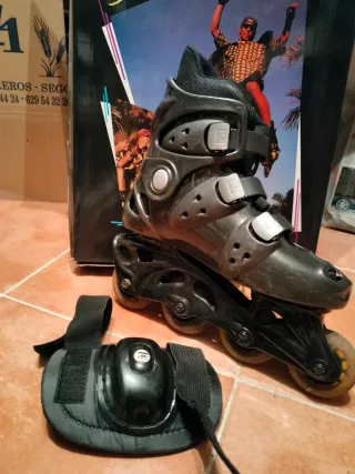 Patines en línea y protecciones