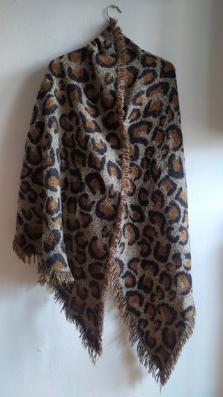 Bufanda Chal, estampado animal, Animal Print