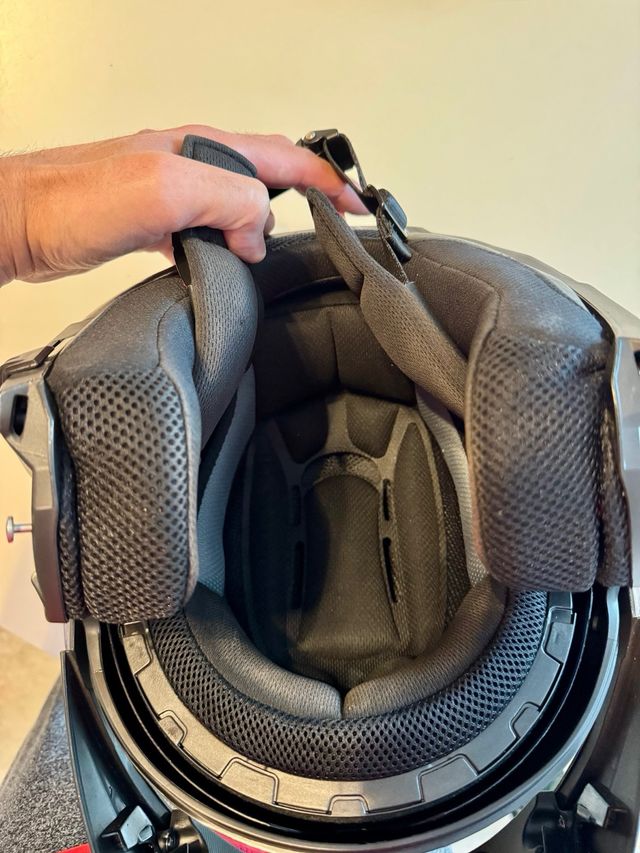 Casco Moto JET LS2 Strobe negro (XS)