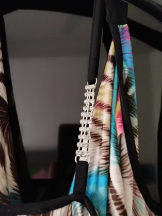 Top donna fantasia colorata Schiena scoperta