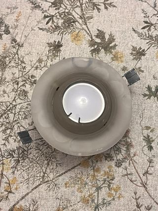 Confezione di 4 faretti da incasso in vetro per bagno