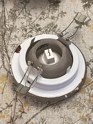 Confezione di 4 faretti da incasso in vetro per bagno