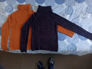 2 Jerséis Cuello Alto de Inside (Naranja y Morado)