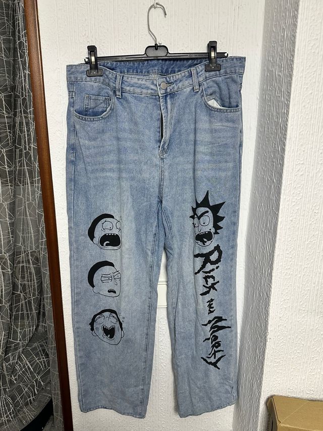 Pantalones vaqueros Rick y Morty