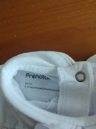 Pagliaccetto bimba bianco con orsetto