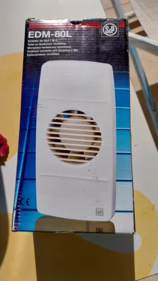 Extractor de baño S&P EDM-80L