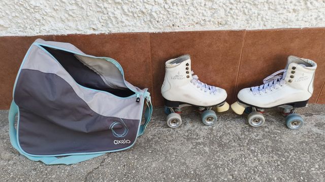 Patines blancos 4 ruedas