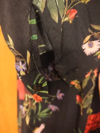 Vestido largo floral Zara Talla S