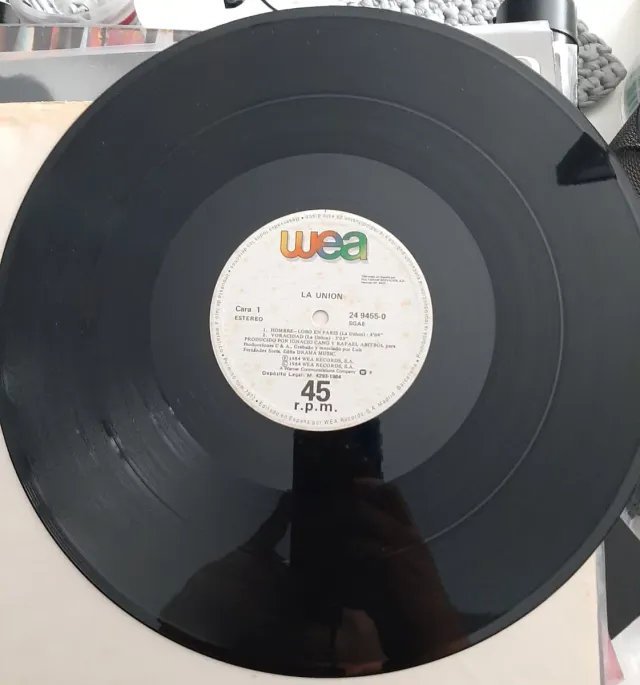 La Unión - Lobo Hombre en París Maxi Single 45