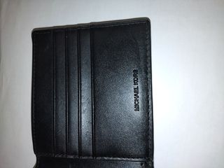 Cartera Michael Kors Piel Hombre Negra y Azul