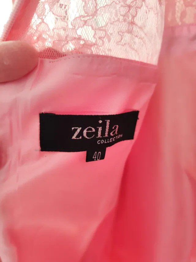 Conjunto vestido y chaqueta torera Zeila rosa