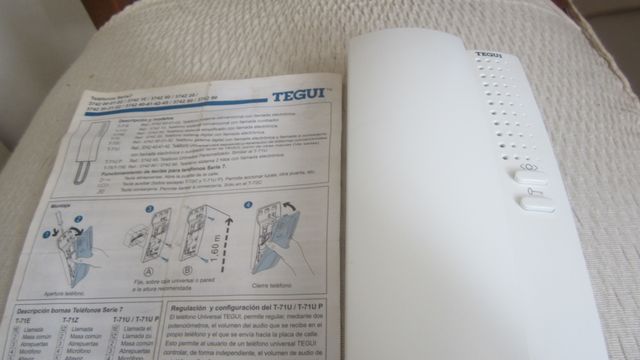 Telefonillo Tegui Stadar Blanco