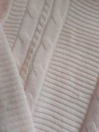 Jersey rosa trenzado