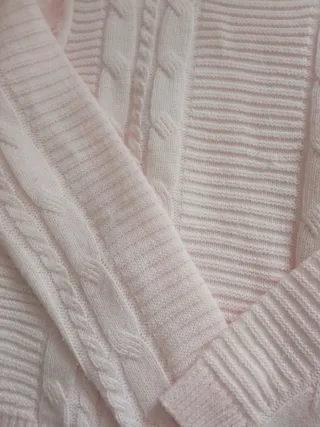 Jersey rosa trenzado